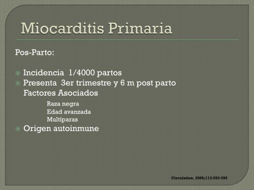 clase pericarditis-miocarditis dr. javier orozco - Departamento de ...