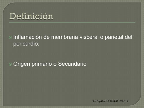 clase pericarditis-miocarditis dr. javier orozco - Departamento de ...