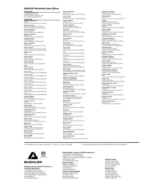 Sales policy for domestic USA customers.