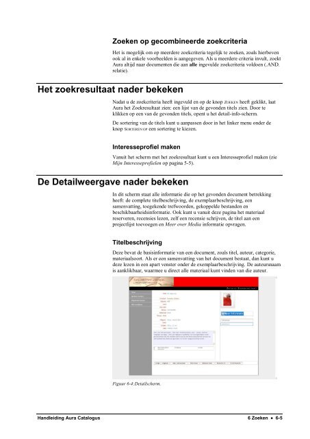 Handleiding Aura Catalogus - Aura Bibliotheek Software