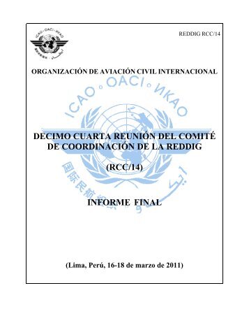 DECIMO CUARTA REUNIÃN DEL COMITÃ DE ... - ICAO