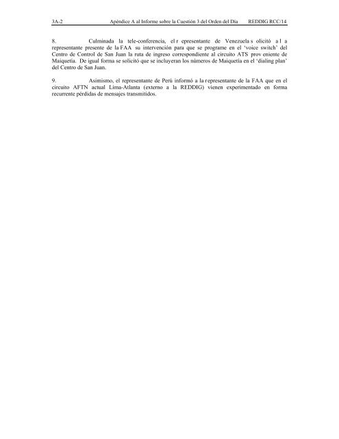 DECIMO CUARTA REUNIÃN DEL COMITÃ DE ... - ICAO