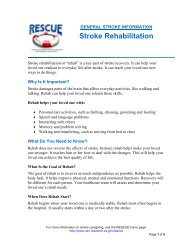 Stroke Rehabilitation - Rehabilitation Outcomes Research Center ...