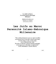 Les Juifs au Maroc Perennité Islamo-Hebraïque ... - Fichier PDF