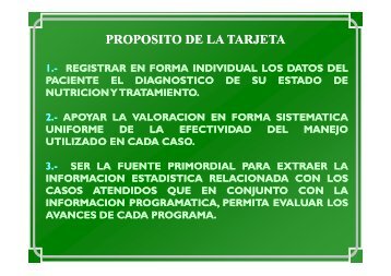 Tarjetas de Registro y Control de la NutriciÃ³n