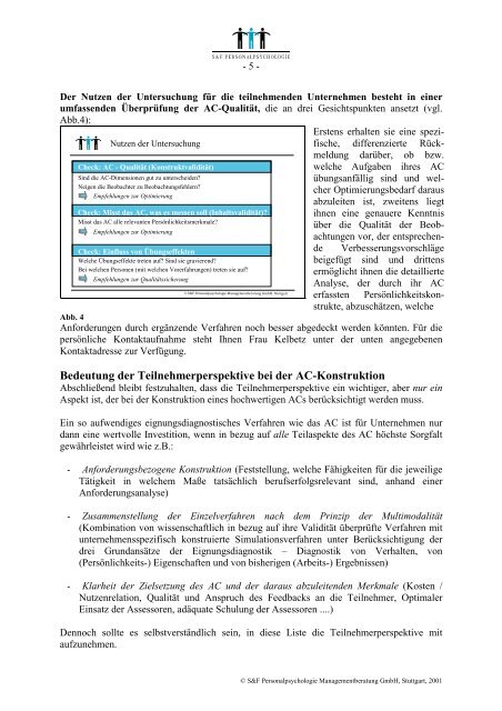 Der Einfluss von Assessment Centern auf die Teilnehmenden - S&F ...