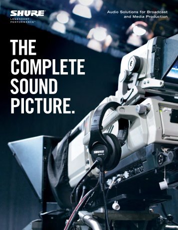 Shure Broadcast Products Brochure