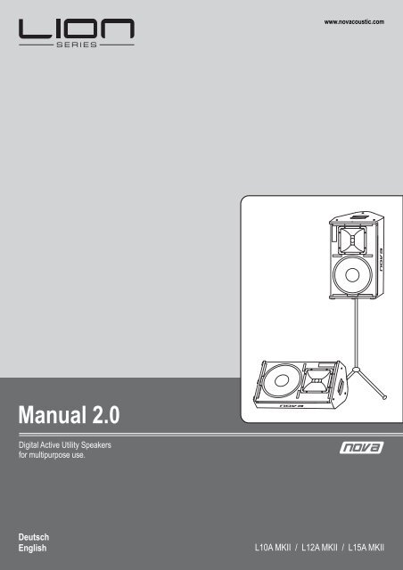 LIONII_Series_MANUAL MKII - NOVA by CRAAFT Audio