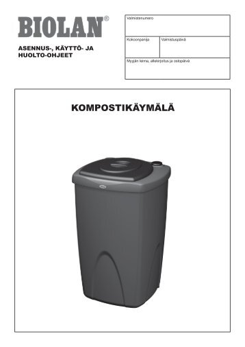 Lataa julkaisun pdf versio - Biolan