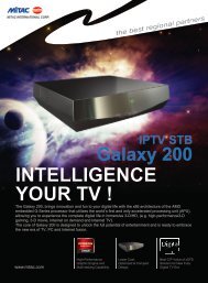 IPTV STB Galaxy 200 INTELLIGENCE YOUR TV - Mitac