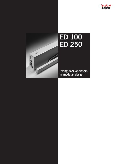 100 ED 250 DORMA International