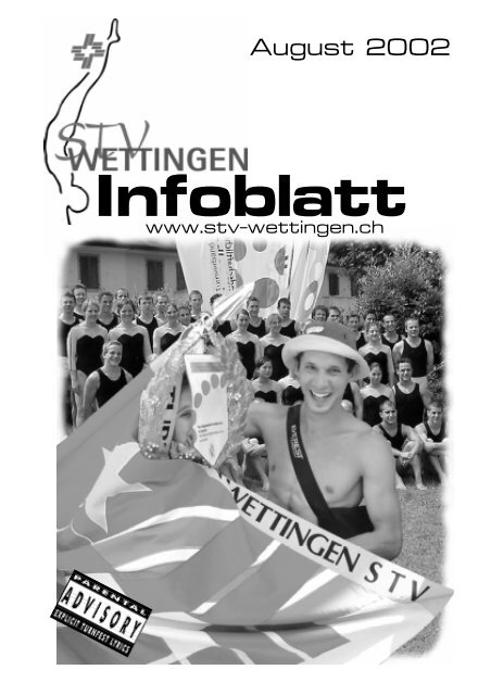 Infoblatt August 2002 - Turnverein STV Wettingen