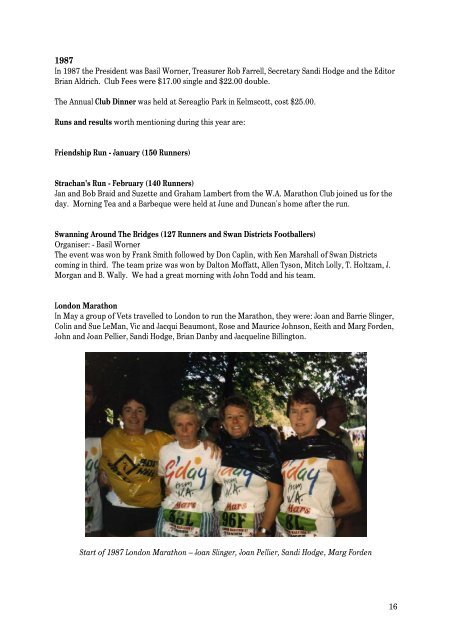 30 Years of Running part 1 - Masters Athletics W.A.