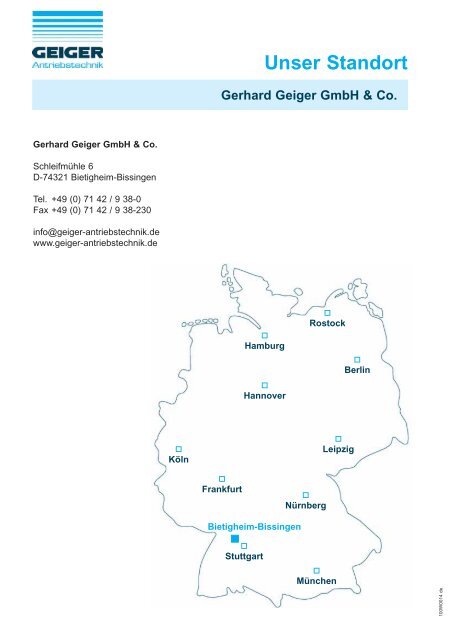 Antriebssysteme fÃ¼r Markisen - Geiger Antriebstechnik