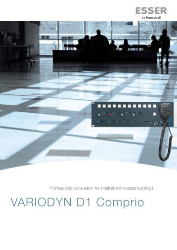 VARIODYN D1 Comprio - ESSER by Honeywell