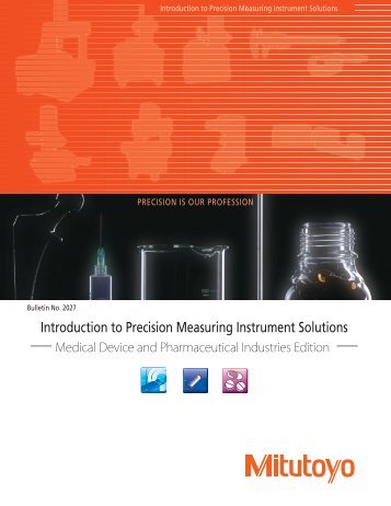 Introduction to Precision Measuring Instrument Solutions - Mitutoyo ...