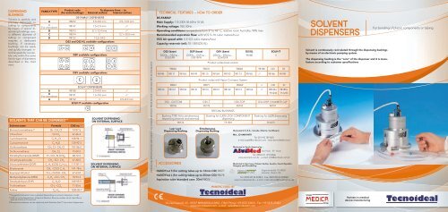 solvent dispensers - Tecnoideal Srl