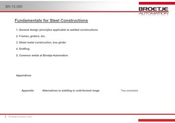 BN10.060-03 Fundamentals for Steel Constructions - Broetje ...