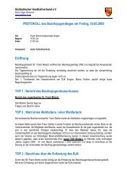 Protokoll BJT 2008 - Bezirk Hegau-Bodensee