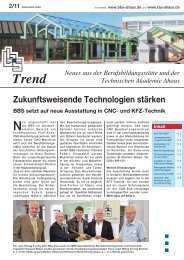 Zukunftsweisende Technologien stÃ¤rken - BerufsbildungsstÃ¤tte ...