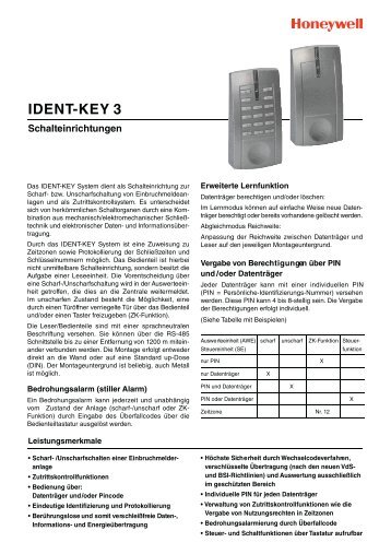 Ident-Key 3 (PDF) - Effexx