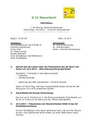 Protokoll 7. AK-Sitzung 19.4.2012 soz - G21mauerbach.info