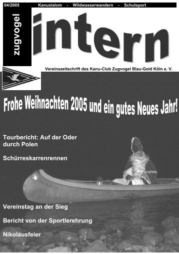 Stadt- und Kreismeisterschaft 2005 - Kanu Club Zugvogel Köln