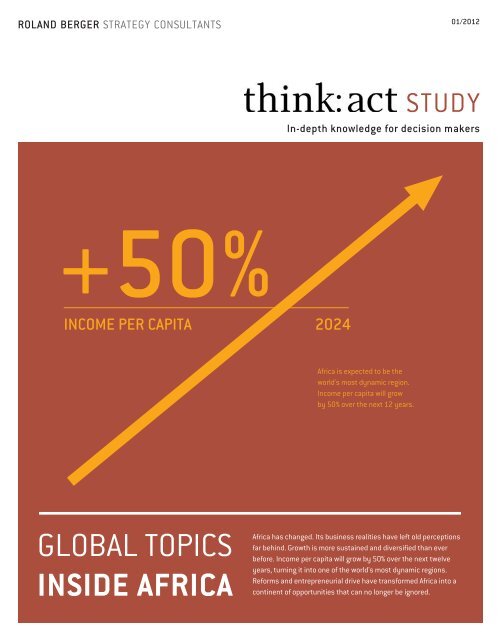 think: act STUDY "Inside Africa" - Roland Berger
