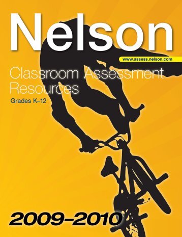 Classroom Assessment Resources - Assessment - Nelson Education