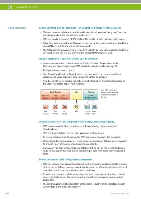 Keynote SIGOS Product Guide