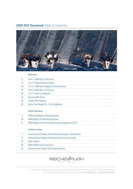 MEL-784 2009 M32 Yearbook:IM32CA - the Melges 32 Class ...