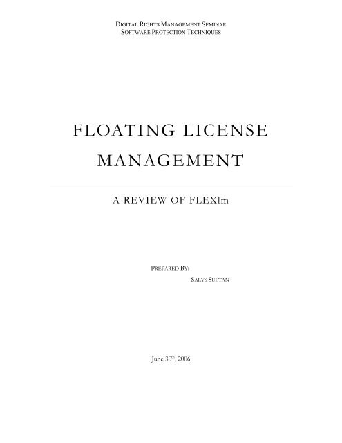 Vector Floating License About Floating Licenses – Sind alle Lizenzen Floating Lizenzen? – IVUD