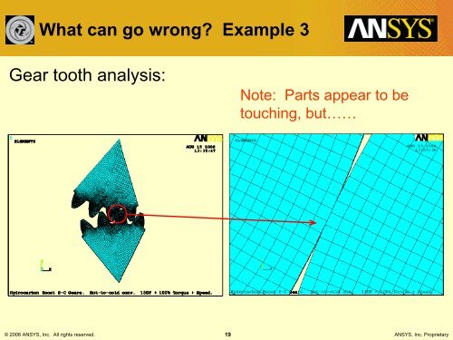 Guidelines for Obtaining Contact Convergence