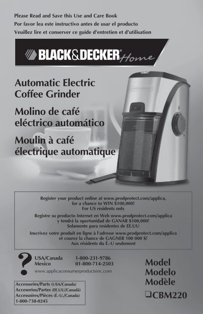 Automatic Electric Coffee Grinder Molino de cafÃ© elÃ©ctrico 