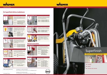 SuperFinish 31 Airless op wagen brochure - Wagner