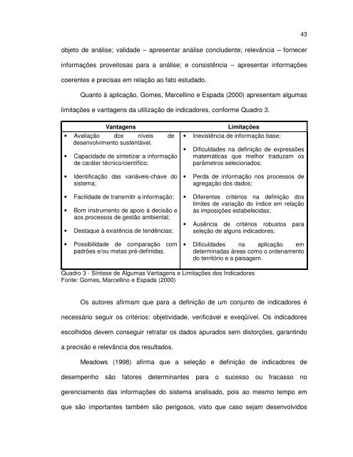 ANÁLISE DOS INDICADORES DE DESEMPENHO ... - Ppga.com.br