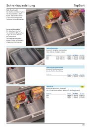 Schrankausstattung TopSort