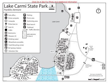 Lake Carmi State Park Interactive Campground Map & Guide (pdf)