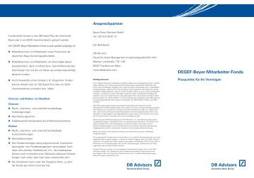 DEGEF-Bayer-Mitarbeiter-Fonds - BNC - Bayer