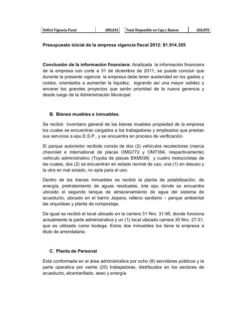 INFORME GENERAL DEL PROCESO DE EMPALME 2011 ... - Urrao