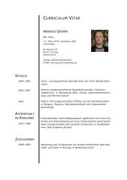 CURRICULUM VITAE - Institut TTN