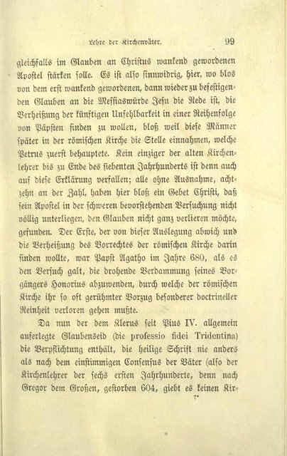 Ignaz von Döllinger, Der Papst und das Konzil