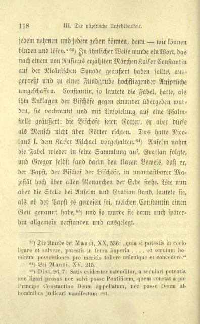 Ignaz von Döllinger, Der Papst und das Konzil