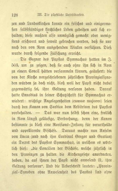 Ignaz von Döllinger, Der Papst und das Konzil