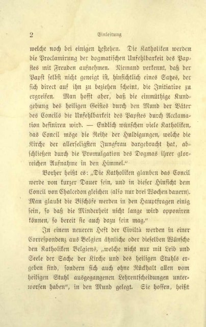 Ignaz von Döllinger, Der Papst und das Konzil