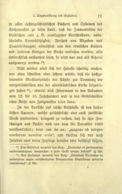 Ignaz von Döllinger, Der Papst und das Konzil