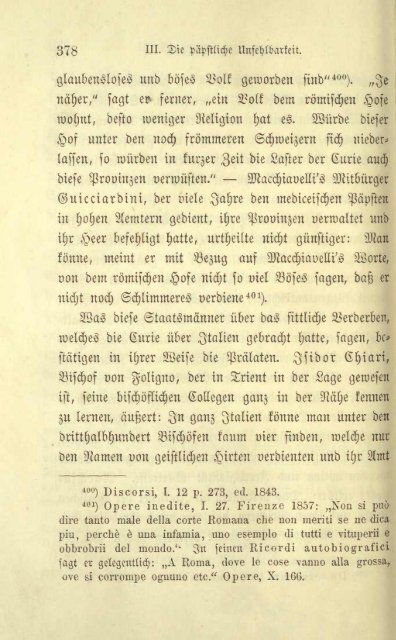 Ignaz von Döllinger, Der Papst und das Konzil