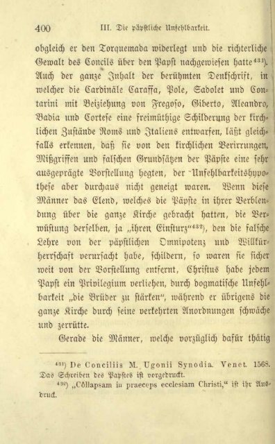 Ignaz von Döllinger, Der Papst und das Konzil