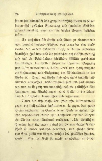 Ignaz von Döllinger, Der Papst und das Konzil