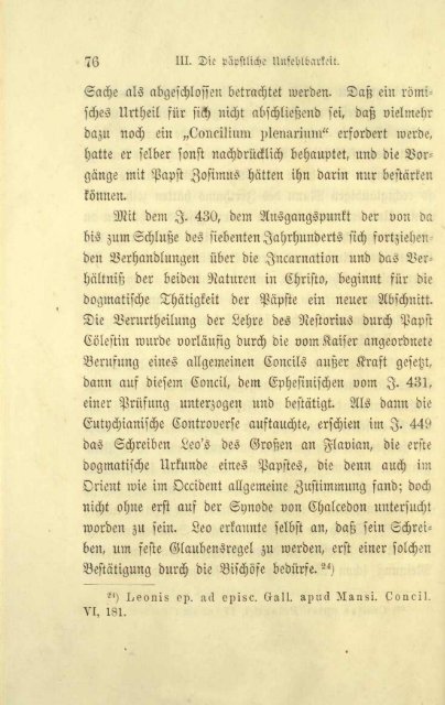 Ignaz von Döllinger, Der Papst und das Konzil